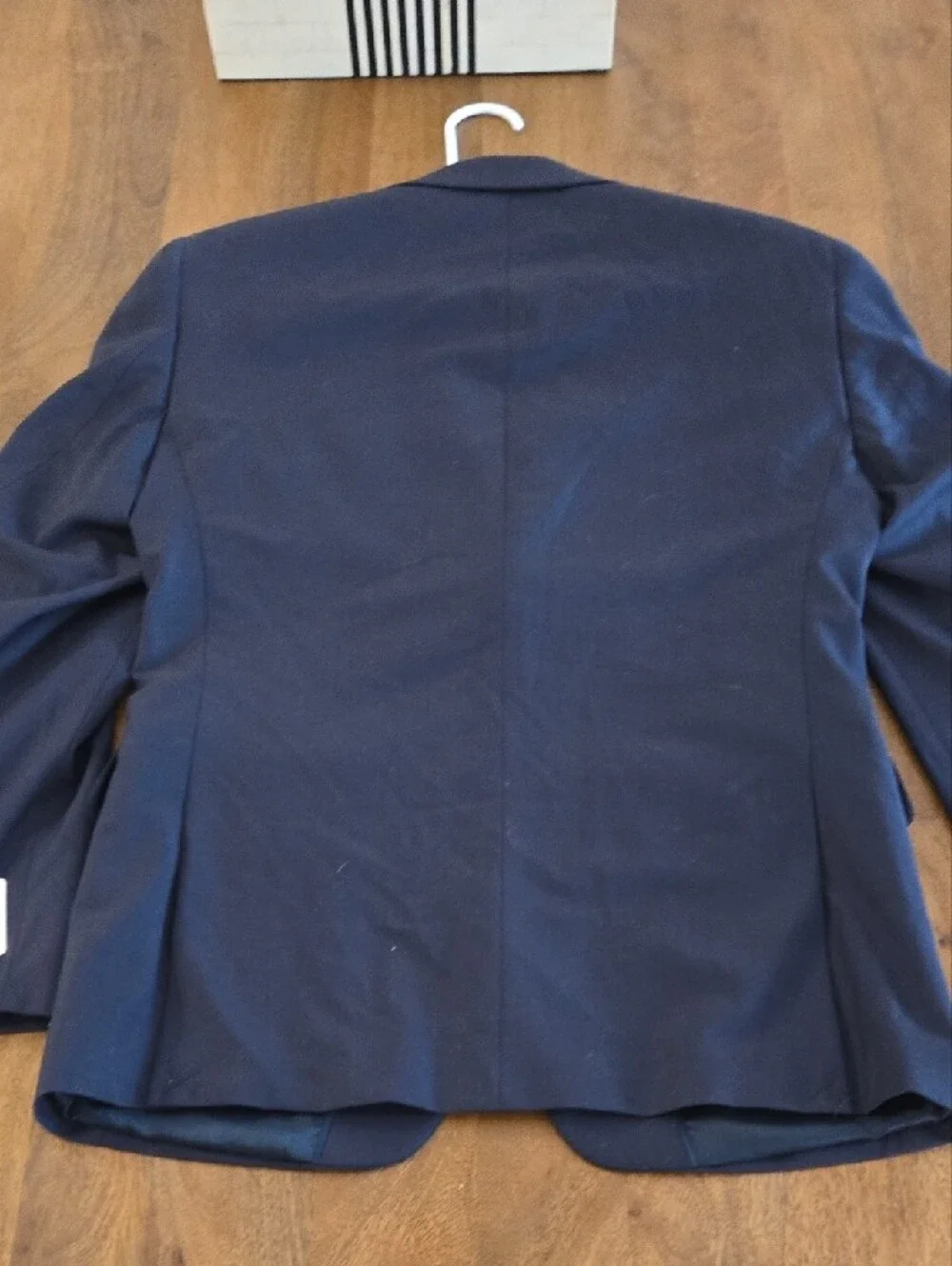 NWT - Calvin Klein Men's Navy Blue Two-Button Sport Coat
